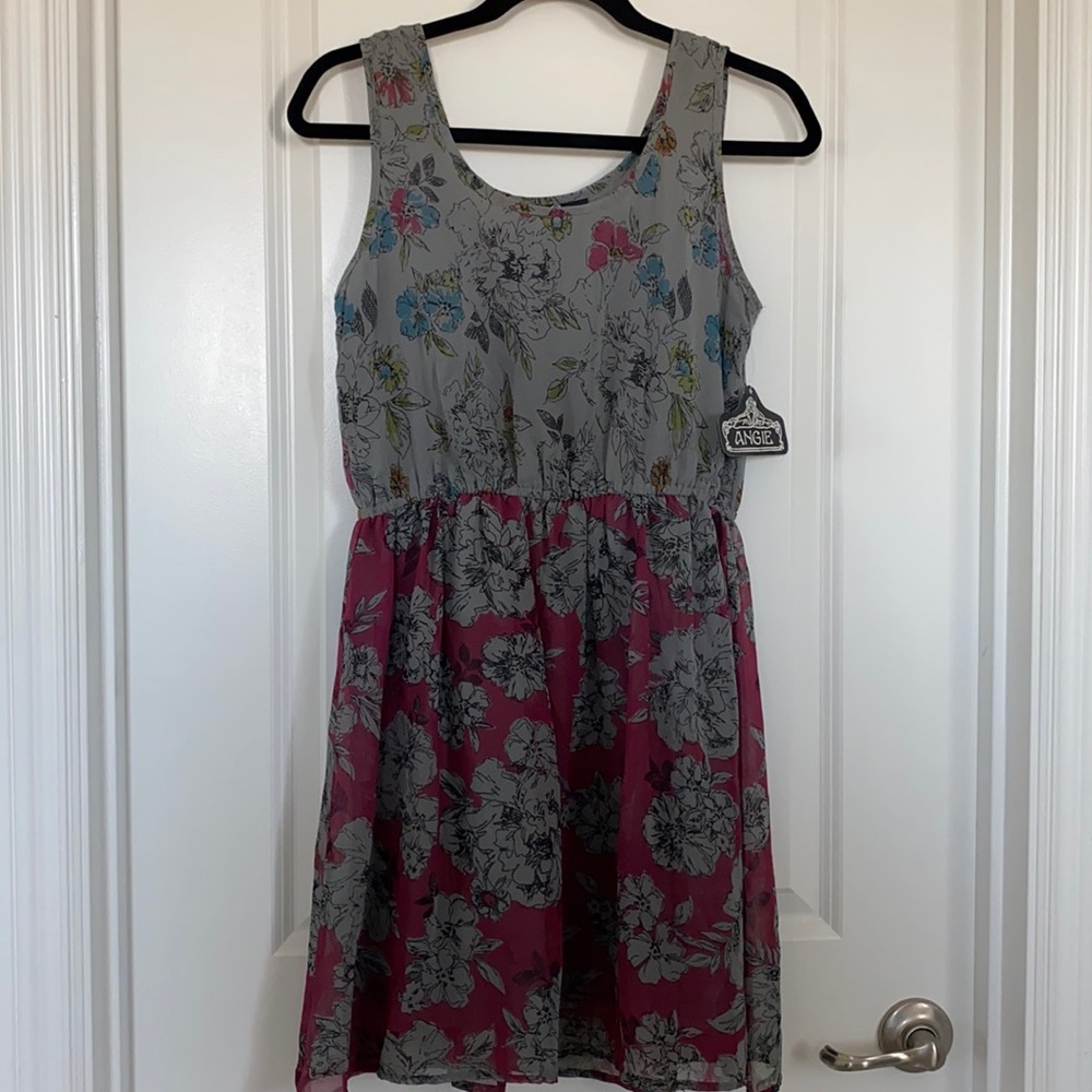 Flower print dress